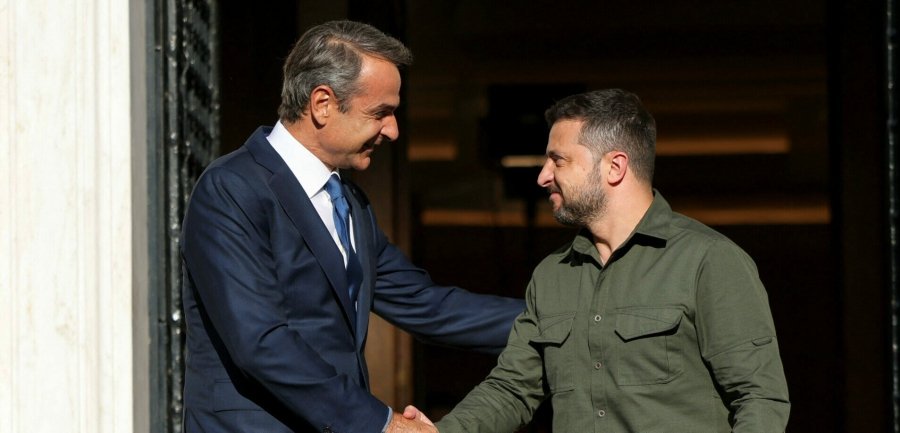 Τηλεφωνική-επικοινωνία-Μητσοτάκη-Ζελένσκι