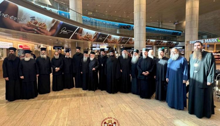 Θερμή-υποδοχή-του-εψηφισμένου-Αρχιεπισκόπου-Σινά-Συμεών-στα-Ιεροσόλυμα-–-Το-πρόγραμμα-των-επίσημων-εκδηλώσεων-για-τη-χειροτονία