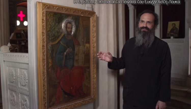 Η-pemptousia-tv-στον-τάφο-του-Αγίου-Λουκά-και-στο-προσκύνημά-του-στη-Θήβα