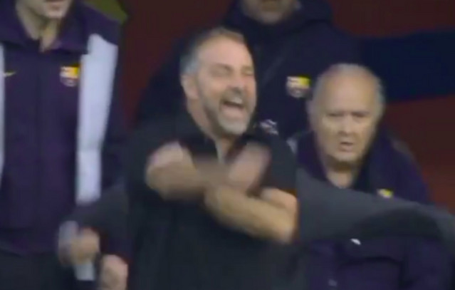 Μπαρτσελόνα:-Η-άσεμνη-χειρονομία-του-Φλικ-μετά-το-γκολ-της-νίκης-επί-της-Τζιρόνα