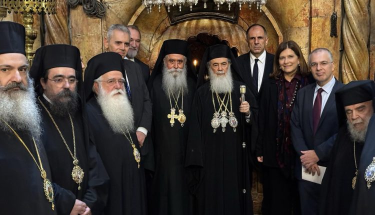 Ο-Μητροπολίτης-Δημητριάδος-Ιγνάτιος-στο-Πατριαρχείο-Ιεροσολύμων