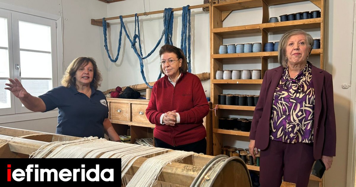 Μενδώνη-από-Κέντρο-Υφαντουργίας-στη-Βλάστη:-Στρατηγική-προτεραιότητα-η-αναβίωση-της-ελληνικής-χειροτεχνίας