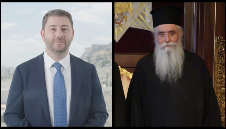 Ο-Νίκος-Ανδρουλάκης-συνεχάρη-τηλεφωνικά-τον-νέο-Αρχιεπίσκοπο-Σινά-Συμεών