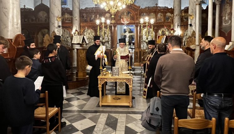 Αγιασμός-για-την-έναρξη-των-μαθημάτων-βυζαντινής-μουσικής-στη-Μύρινα