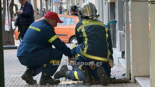 Αναστάτωση-στη-Λαμία-για-καπνό-που-έβγαινε-από-φρεάτιο