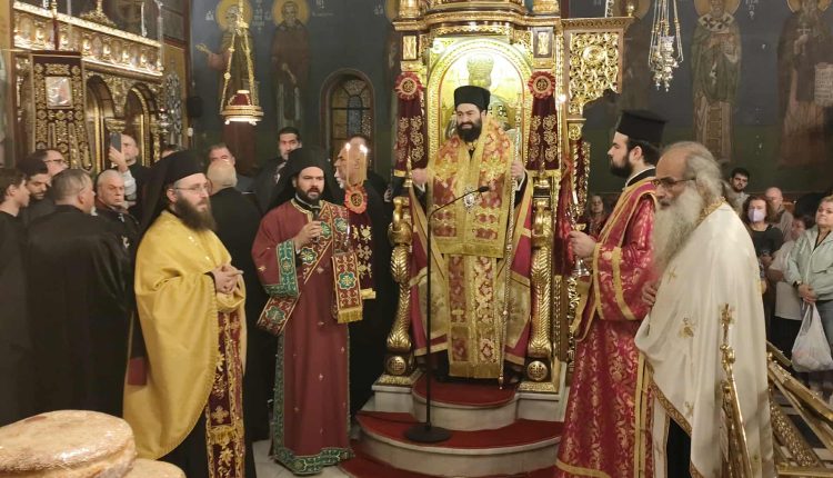 Πανηγυρικός-εσπερινός,-για-τον-Άγιο-Δημήτριο-τον-Μυροβλήτη,-στον-ομώνυμο-ναό-των-Αμπελοκήπων