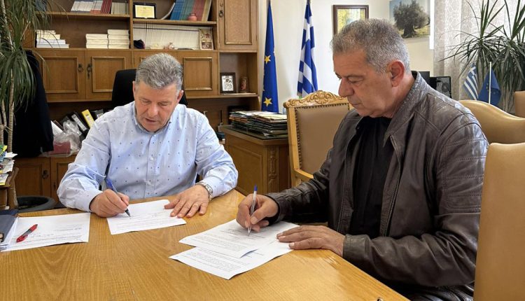 Υπογραφή-σύμβασης-έργου-ΓΟΕΒ-και-προμήθειας-ασφαλτομίγματος-στην-ΠΕ-Μεσσηνίας