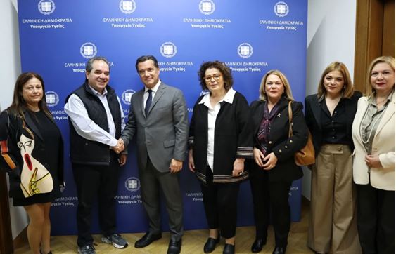 Συνάντηση-του-Υπουργού-Υγείας-με-την-«Αποστολή»-της-Αρχιεπισκοπής-Αθηνών-για-τη-δωρεά-αναλώσιμου-υγειονομικού-υλικού