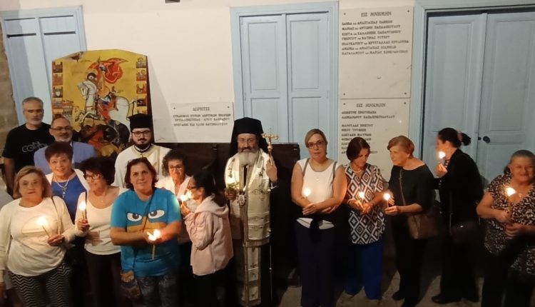 Η-τιμή-του-Αγίου-Γεωργίου-της-Νεκρής-Ζώνης,-στην-ημικατεχόμενη-ενορία-του-Αγίου-Κασσιανού-στη-Λευκωσία