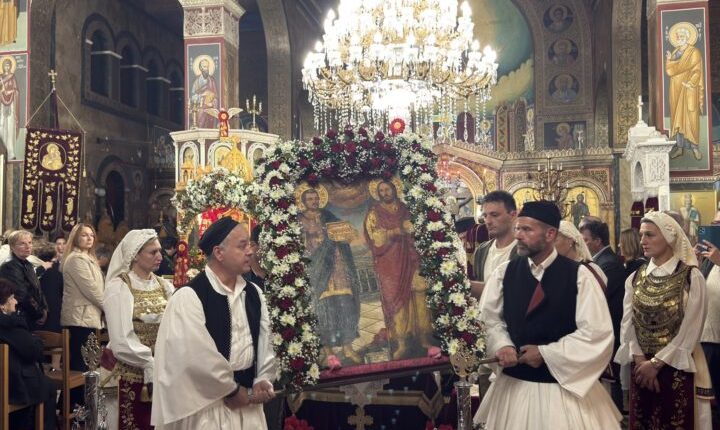 Εορτή-των-Αγίων-Αναργύρων-και-Κυριακή-Ε΄-Λουκά-στην-Ιερά-Μητρόπολη-Θηβών