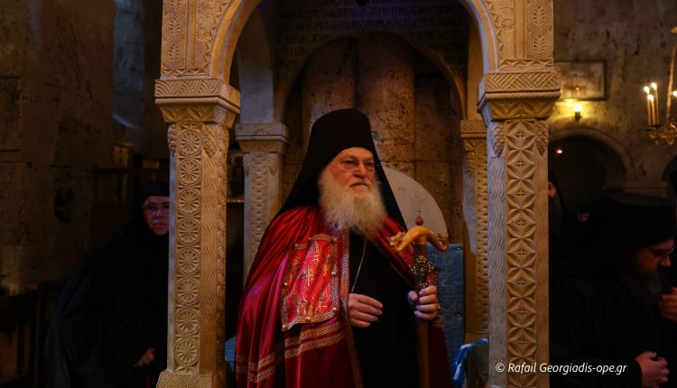 Ομιλία-Γέροντος-Εφραίμ-στη-Θεία-Λειτουργία-στην-ΙΜ.-Αγίας-Θέκλης-«Καλαμόνι»-Τιφλίδας