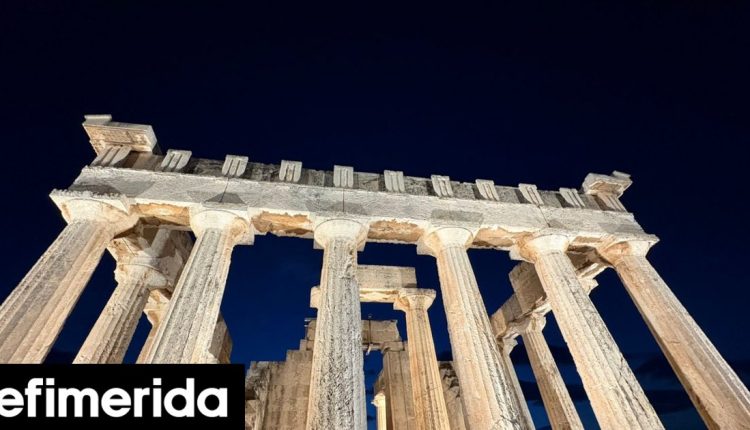 o-nαός-της-Αφαίας-αναδεικνύει-το-μεγαλείο-του:-Νέος-φωτισμός-από-την-Ελευθερία-Ντεκώ-και-μονοπάτια-περιήγησης