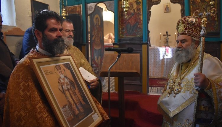 Καθιέρωση-προσκυνηταρίου-Αγίου-Νεκταρίου-από-τον-Μάνης-Χρυσόστομο