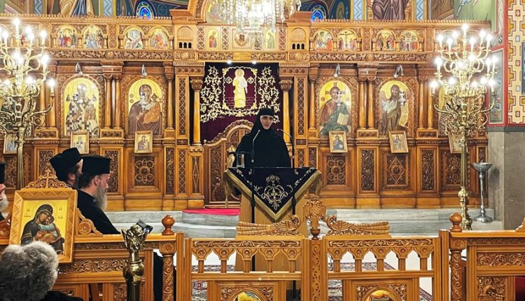 Εξαίρετη-διάλεξη-για-την-Οσία-Γαβριηλία-από-την-Γερόντισσα-Φιλοθέη-στον-Βόλο
