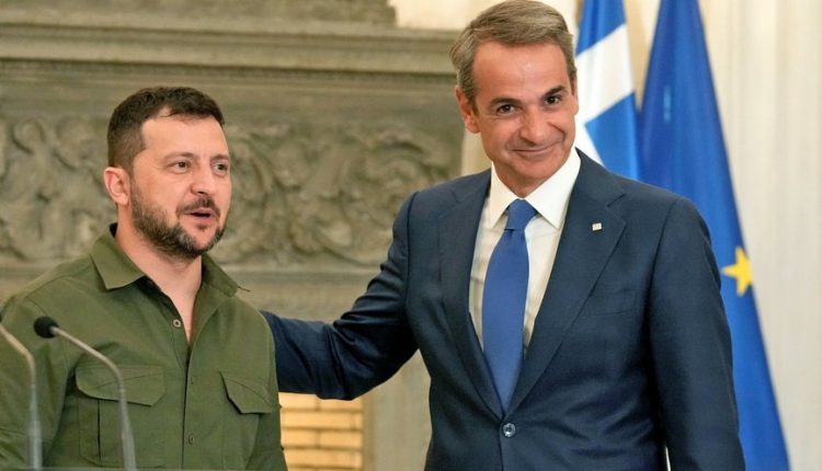 Στην-Αθήνα-σήμερα-ο-Ζελένσκι:-Συνάντηση-με-Μητσοτάκη-–-Απαγόρευση-συγκεντρώσεων