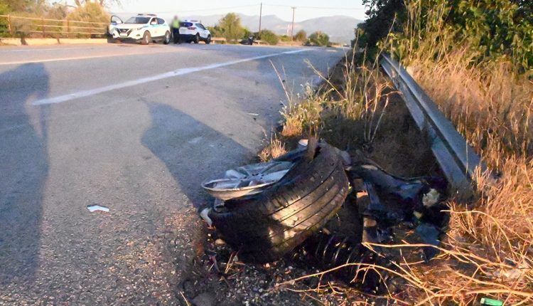 Ένας-νεκρός-και-δύο-τραυματίες-σε-τροχαίο-στο-Ηράκλειο