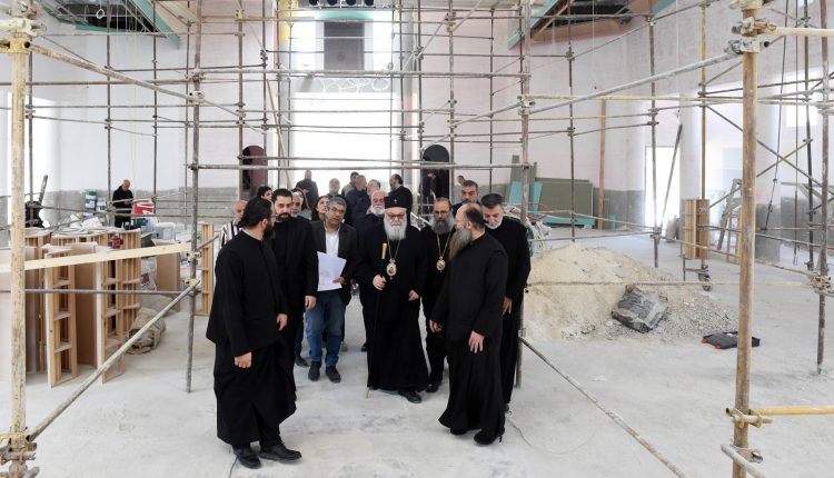 Ο-Πατριάρχης-Αντιοχείας-επιπθεώρησε-τα-έργα-αποκατάστασης-στην-μαρτυρική-εκκλησία-του-Προφήτη-Ηλία-στη-Δαμασκό