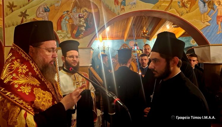 Κουρά-μοναχού-τέλεσε-ο-Μητροπολίτης-Αιτωλίας-και-Ακαρνανίας