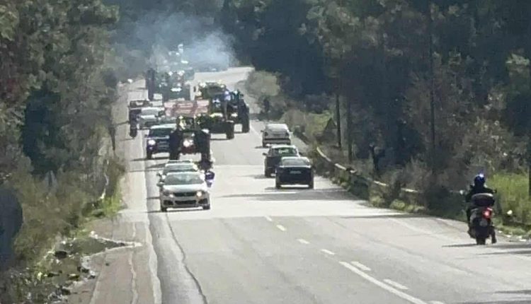 Απετράπη-η-είσοδος-αγροτών-της-Αχαΐας-στην-πόλη-της-Πάτρας-–-Νέο-μπλόκο-στην-Ολυμπία-Οδό-στον-κόμβο-Εγλυκάδας-–-ertnews.gr