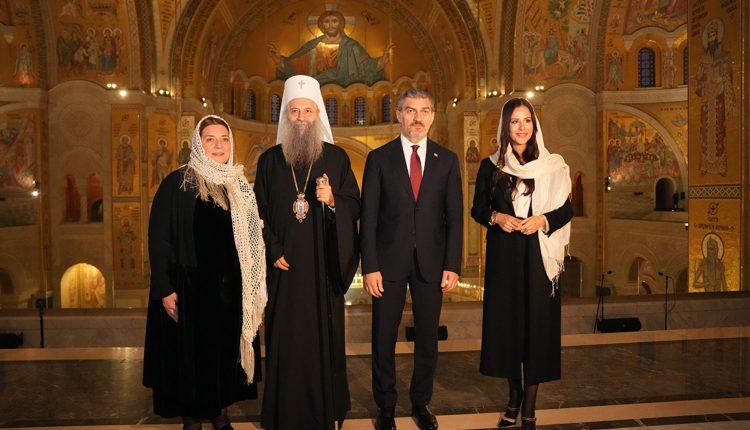 Ο-Πατριάρχης-Σερβίας-υποδέχθηκε-τον-Πρόεδρο-της-Γεωργίας,-Μιχαήλ-Καβελασβίλι-–-Η-κοινή-πίστη-θεμελιώδης-δεσμός-των-δύο-λαών