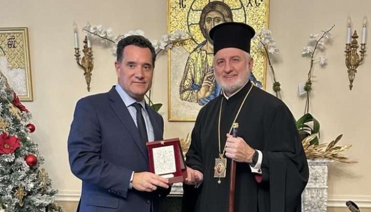 Ο-Υπουργός-Υγείας-επισκέφθηκε-τον-Αρχιεπίσκοπο-Αμερικής