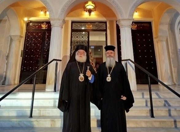 Επίσκεψη-Πατριάρχη-Αλεξανδρείας-στη-Μητρόπολη-Περιστερίου