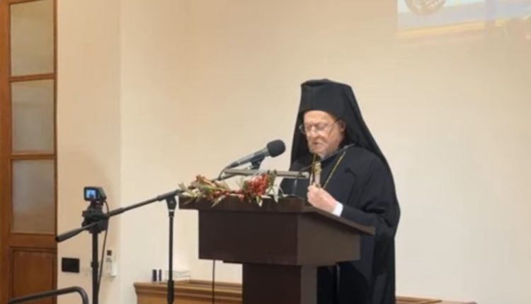 Οικουμενικός-Πατριάρχης:-Οι-Χριστιανοί-αντιστεκόμαστε-στην-«αντικειμενοποιημένη-ζωή»-χωρίς-αναστάσιμη-πνοή-και-χωρίς-ουρανό