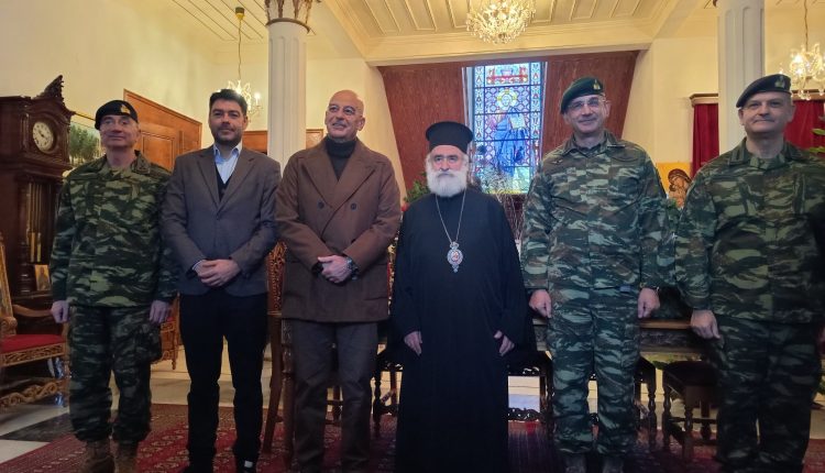 Συνάντηση-Μητροπολίτη-Ξάνθης-με-τον-Υπουργό-Εθνικής-Άμυνας-Νίκο-Δένδια