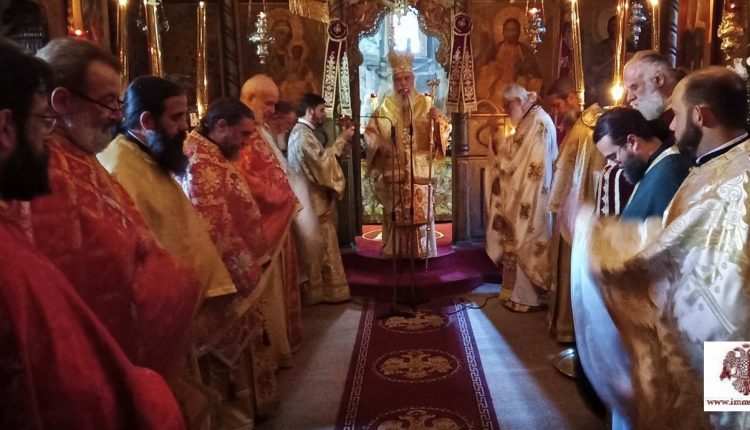 Αρχιερατική-Θεία-Λειτουργία-επί-της-Συνάξεως-της-Υπεραγίας-Θεοτόκου-στην-ΙΜ.-Ζερμπίτσης