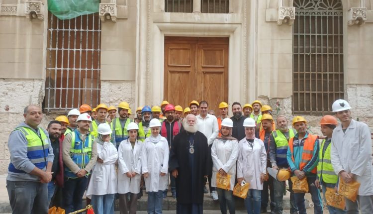 ΙΝ.-Ευαγγελισμού-Αλεξανδρείας:-Επίβλεψη-έργων-ανακαίνισης-από-τον-Πατριάρχη-Θεόδωρο-σε-έναν-εμβληματικό-ναό-της-Ορθοδοξίας-στην-Αίγυπτο