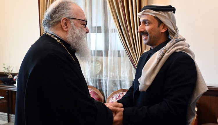 Ο-Πρέσβης-του-Κατάρ-στη-Συρία-ευχήθηκε-για-το-νέο-έτος-στον-Πατριάρχη-Αντιοχείας