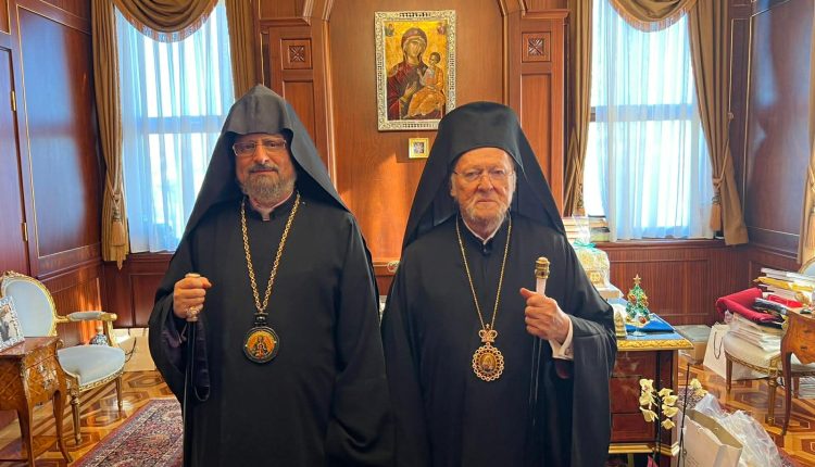 Εόρτιες-επισκέψεις-και-ευχές-προς-τον-Οικουμενικό-Πατριάρχη