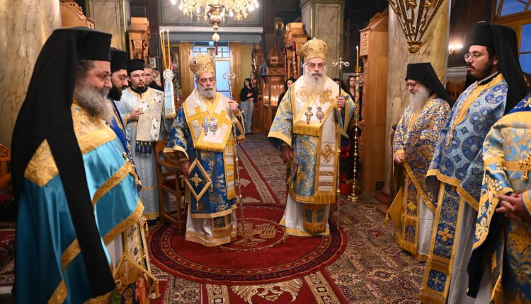 Αρχιερατικό-συλλείτουργο-στον-πανηγυρίζοντα-ΙΝ.-Τίμιου-Προδρόμου-Λεβιδίου-Αρκαδίας