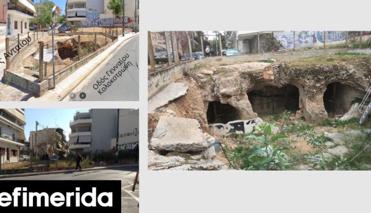 Η-άγνωστη-αρχαία-κρήνη-στα-Πετράλωνα-που-αποκαλύφθηκε-κατά-τη-διάρκεια-αποχετευτικών-έργων-[εικόνες]