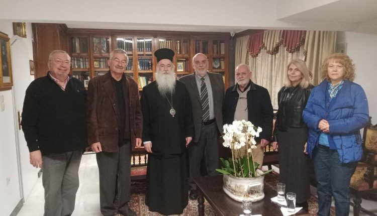 Συνάντηση-Μητροπολίτη-Κορίνθου-με-εκπροσώπους-της-Εταιρείας-Κορινθίων-Συγγραφέων-και-του-Ιδρύματος-Κορινθιακών-Μελετών