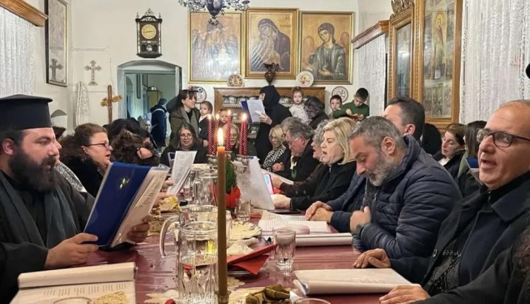 Πρωτοχρονιά-στην-ΙΜ.-Αγίας-Αικατερίνης-Καλύμνου,-με-το-παλαιό-εορτολόγιο