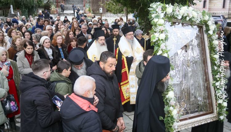 Ο-Όσιος-Βησσαρίων-ο-Αγαθωνίτης-υποδέχθηκε-τον-Άγιο-Αχίλλιο-Λαρίσης