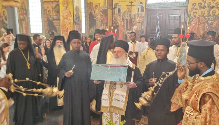 Υποδοχή-Λειψάνων-του-μακαριστού-Μητροπολίτου-Πενταπόλεως-Ιγνατίου-στην-Κινσάσα