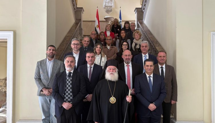 Επίσκεψη-αντιπροσωπείας-της-ΚΕΔΕ-στον-Πατριάρχη-Αλεξανδρείας