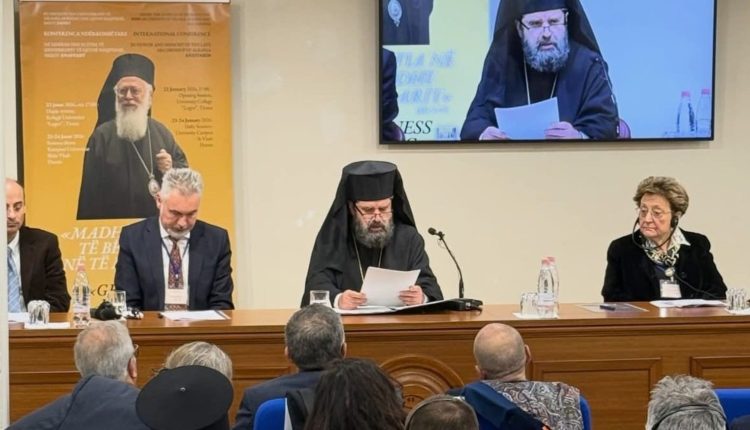 Αρχιεπίσκοπος-Αλβανίας-Ιωάννης-στο-Διεθνές-Συνέδριο-για-τον-μακαριστό-Αρχιεπίσκοπο-Αναστάσιο:-Στο-επίκεντρο-η-προσφορά-και-η-παρακαταθήκη