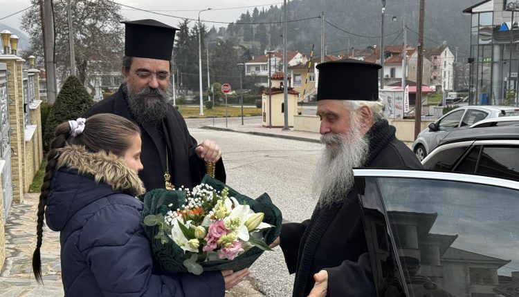Άφιξη-του-Αρχιεπισκόπου-Σινά-Συμεών-στην-Ιερά-Μητρόπολη-Καστορίας