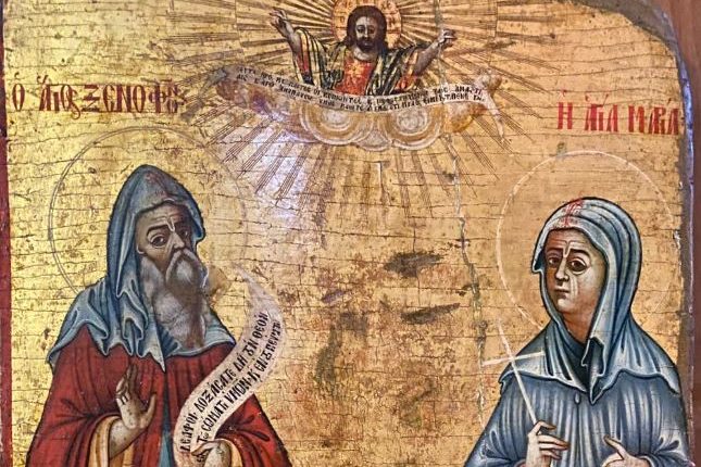 Η-θαυματουργική-έλευση-της-εικόνας-του-Αγίου-Ξενοφώντος-στον-Μαζωτό-Λάρνακας