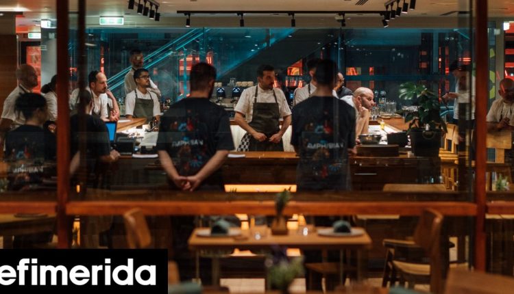 amphibian:-Ενα-νέο-εστιατόριο-στη-Στέγη-Ανοιχτή-κουζίνα,-τοπικά-προϊόντα-και-rooftop-bar-με-θέα-Ακρόπολη