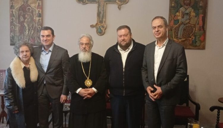 Επίσκεψη-Κωνσταντίνου-Σκρέκα-στον-Μητροπολίτη-Πρεβέζης-Χρυσόστομο