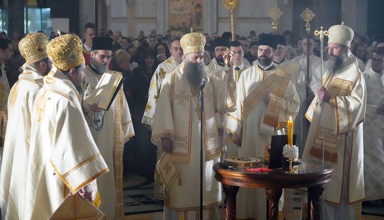 Η-εορτή-του-Αγίου-Σάββα,-Αρχιεπισκόπου-Σερβίας,-στο-Βελιγράδι