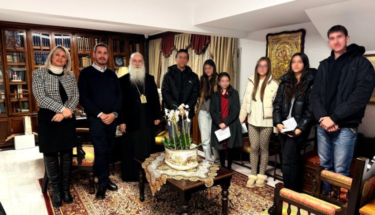 Επισκέψεις-μαθητών-στον-Μητροπολίτη-Κορίνθου-Παύλο