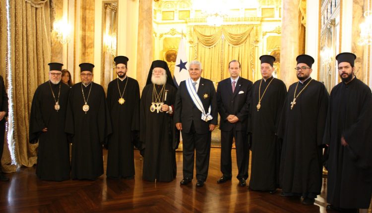 Ο-Πατριάρχης-Αλεξανδρείας-στον-Πρόεδρο-του-Παναμά