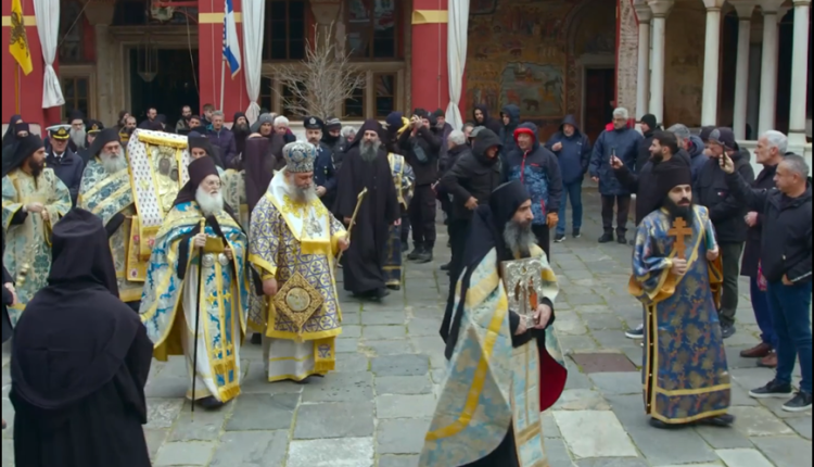 Η-Δεσποτική-εορτή-των-Θεοφανείων-στην-Ιερά-Μεγίστη-Μονή-Βατοπαιδίου