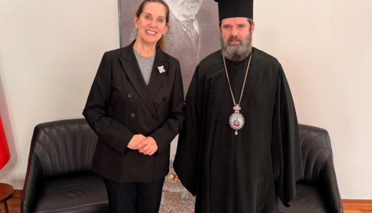 Συνάντηση-Αρχιεπισκόπου-Ιωάννη-με-την-Υπουργό-Παιδείας-της-Αλβανίας