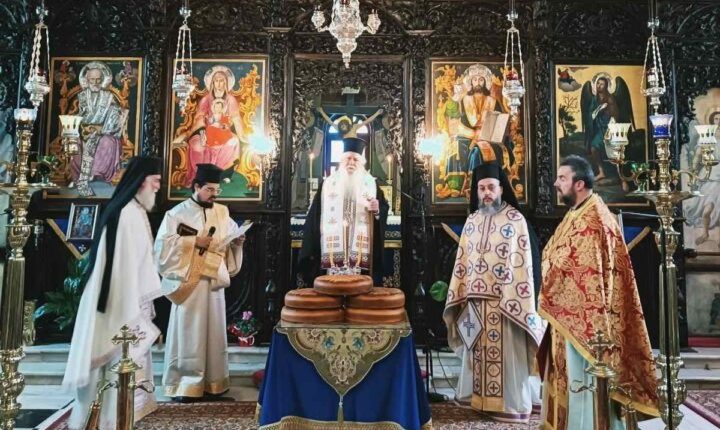 Μνήμη-Αγίου-Θεοδώρου-του-Τήρωνος-στη-Μητρόπολη-Θηβών